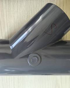 T-piece 75x75x75 PVC NP10 45deg